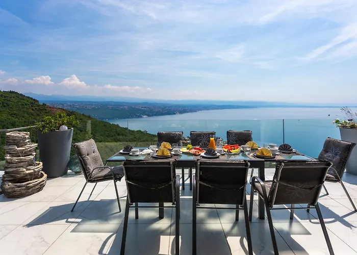 White Pearl Diamond Haus B, Opatija Mit Meerblick & Pool * Abbazia